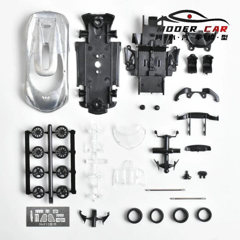 Build Drive 1:64 Koenigsegg Agera One:1 Diecast Model Car Assembly DIY Kit Toy