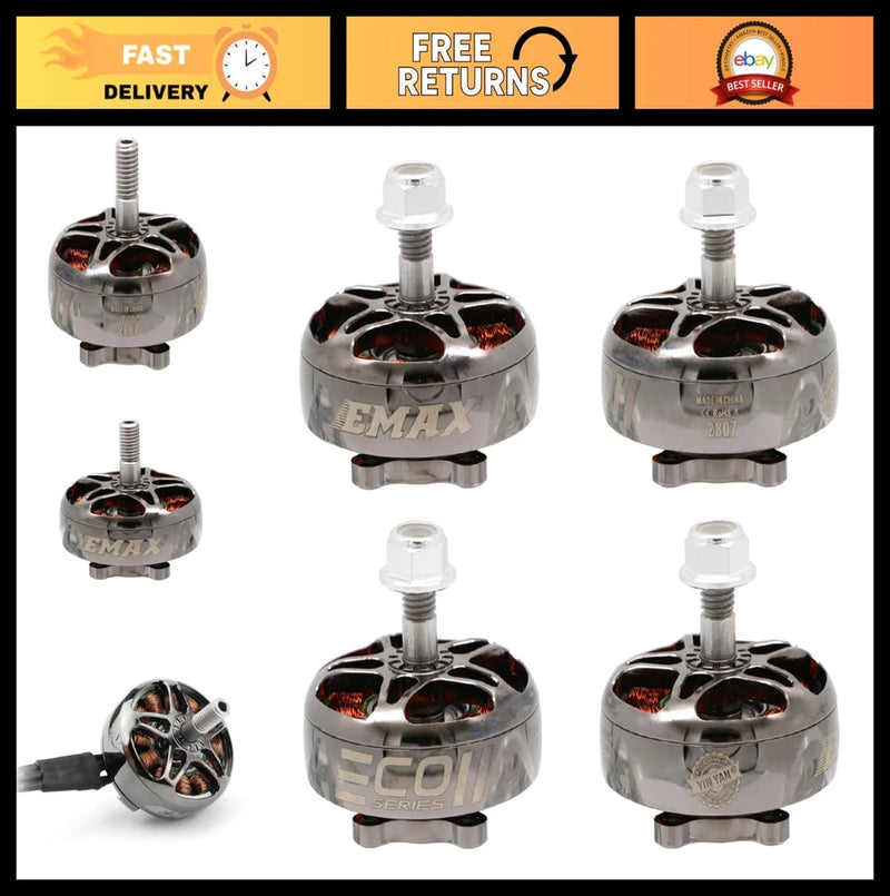 4pcs Brushless Motors for RC FPV Racing Drone Quadcopter - 1300KV 1500KV 1700KV
