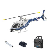 1/33 RC 6CH Simulation Helicopter Model Bell 206 Stunt Airplane Gyroscope ESC