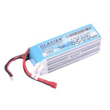 Glacier 30C 4500mAh 6S 22.2V LiPo Battery with T Plug
