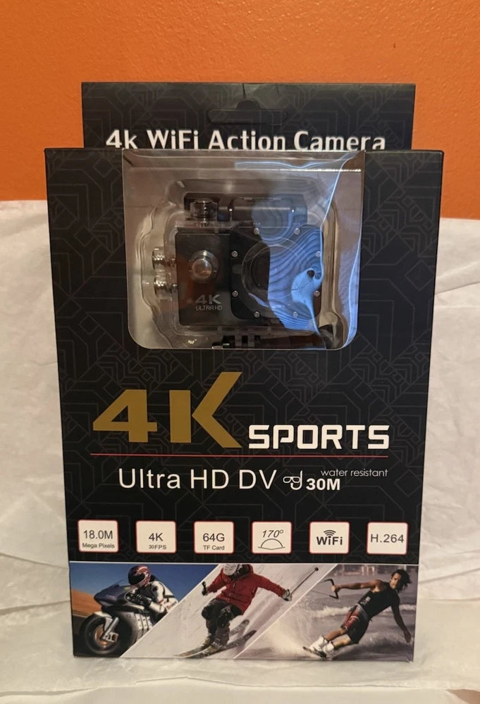 4K WiFi Action Camera Ultra HD DV Water Resistant