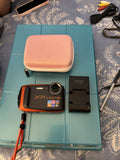 Fujifilm-XP90-WI-FI-WATERPROOF-16 MP Digital Camera-SD Card-Charger & Case-Mint