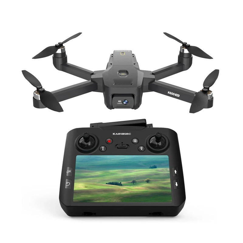 FPV drone with remote controller and 4.5-inch LCD screen