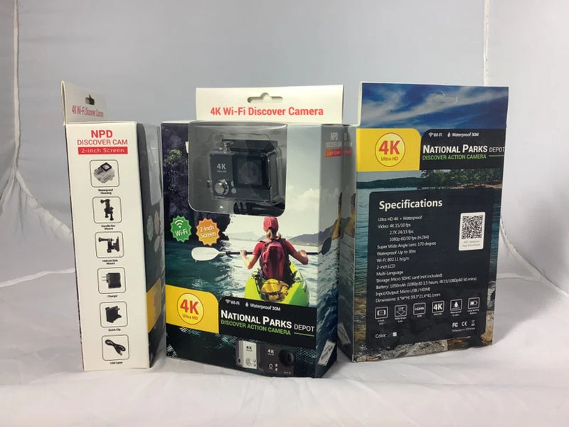 4K Ultra HD Action/Sports/Waterproof on the Go Pro 2-Inch LCD Screen Camera