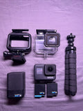 GoPro HERO7 Black 4K Action Camera + Protective Case, 2 Batteries, Charger