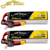 2X Tattu G-tech 6000mAh 15C 11.4V 3S Lipo Battery XT60 Plug For RC FPV Drone US Battery