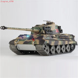 1/16 German King Tiger Tank Model RC 14000mAh Battery with Steel Chassis Silver Battery