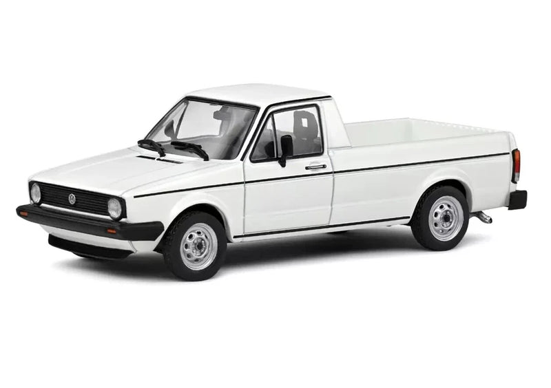 1/43 Volkswagen Caddy MKI Pickup White 1982 Diecast Model Car By Solido S4312301