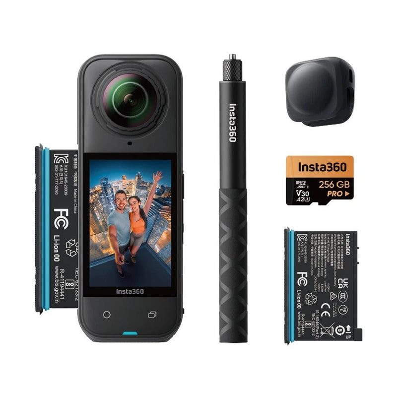 Insta360 X5 Starter Bundle - Waterproof 8K 360?? Action Camera