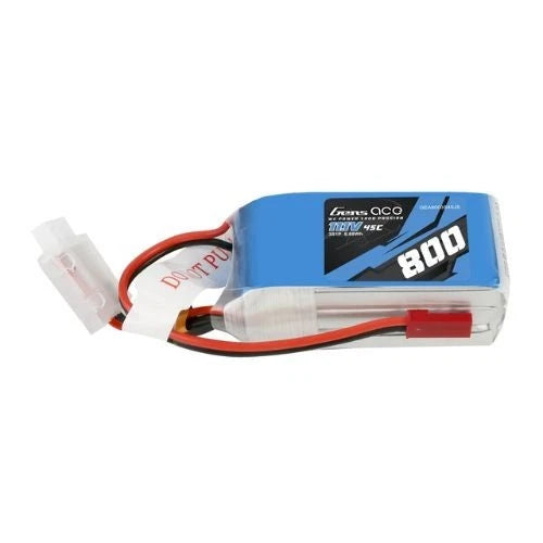 800mAh 3S 45C 11.1V Gens ace Lipo Battery Pack with JST-SYP Plug Battery