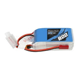800mAh 3S 45C 11.1V Gens ace Lipo Battery Pack with JST-SYP Plug Battery