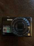 Panasonic Lumix DMC-SZ8 BLACK 16MP Digital Camera 12x Zoom Small Slim WiFi Ex++