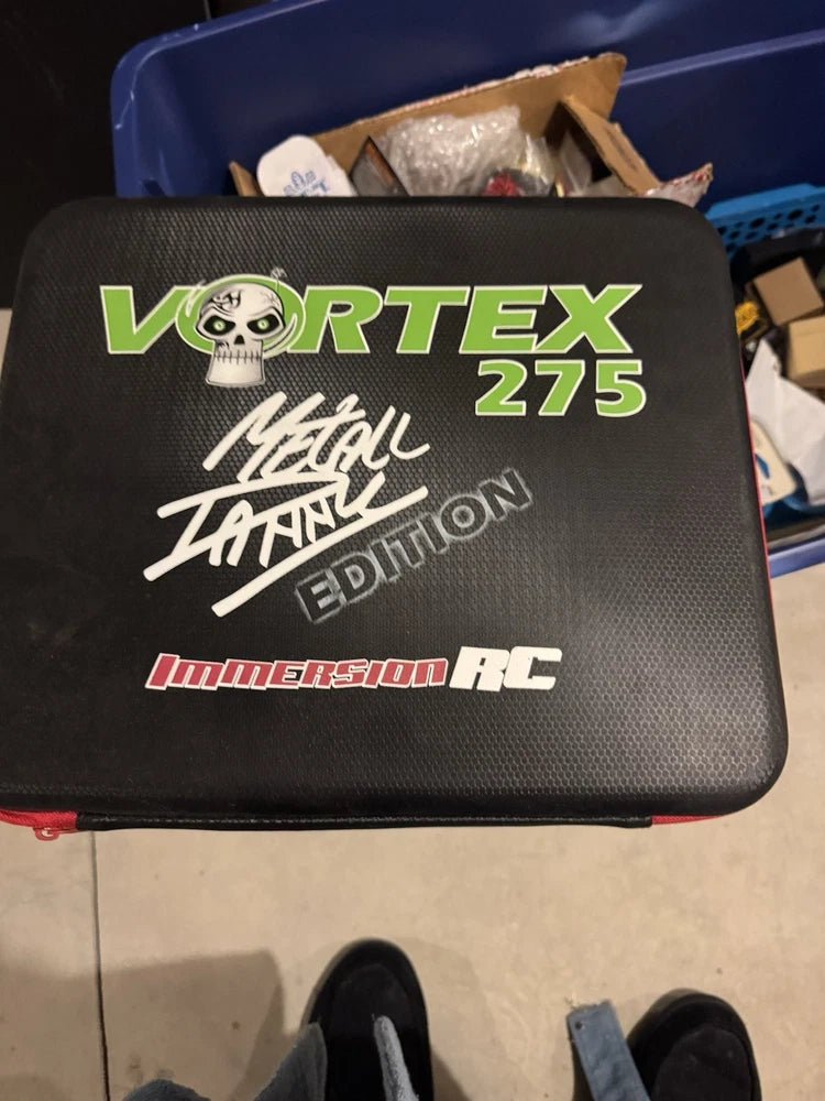 Vortex 275 Metal Daniel Edition FPV drone hard case with green and white logo