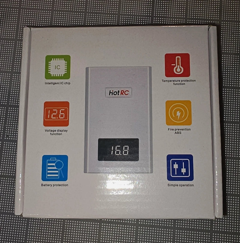 Hot RC A300 LiPo Battery Charger 2S-3S 110-240V AC Voltage Display Temp Protect Battery