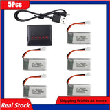 3.7V 550mAh Lipo Battery 702035 + 5 in 1 charger for H107 H107L H107D MJXRC-DFD