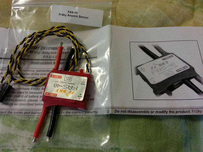 NEW FrSky FAS-40 - Ampere Sensor without connectors for 2-Way Telemetry System
