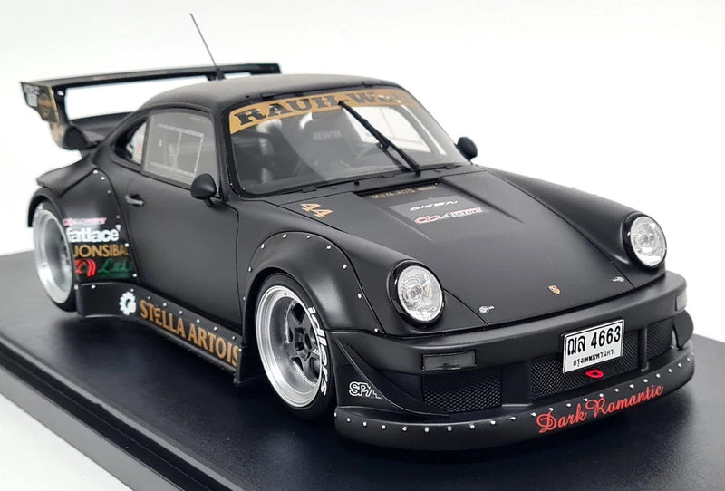 GTSpirit 1/18 - Porsche 911 964 RWB Stella Artois Black Resin Scale Model Car