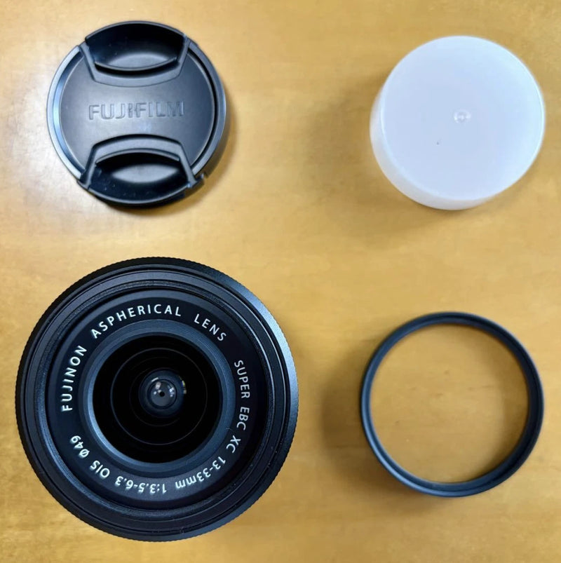 FUJIFILM XC 15-45mm F3.5-5.6 OIS Zoom Lens Black w/ Filter Excellent