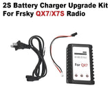 2S LiPo battery charger kit with charger module and power cables for QX7