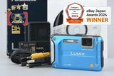 Panasonic LUMIX DMC-FT3 Blue Compact Digital Camera With Original Box From Japan
