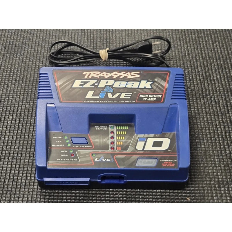 Used Traxxas EZ-Peak Live 12-amp 4s Lipo Battery Charger (2971) Battery