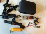 Red Vivitar DVR 786HD Full HD Digital Action Video Camera Set READ