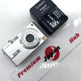 Panasonic Lumix DMC-FX7 Silver 5MP Digital Camera w/ Battery & Charger ¨C Tested