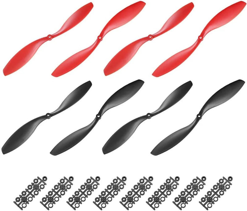 RC Propellers 1245 12x4.5 Inch CW CCW 2 Vane for Quadcopter Multirotor Black