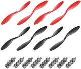 RC Propellers 1245 12x4.5 Inch CW CCW 2 Vane for Quadcopter Multirotor Black