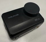 WOLFANG GA400 Action Camera 4K 60FPS Bare Metal Waterproof Underwater w/ Battery