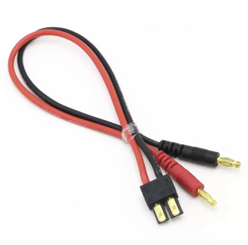 Charging Cable 4.0 Bullet To Fit Traxxas TRX Lipo Battery Lead 12 AWG Heavy Duty