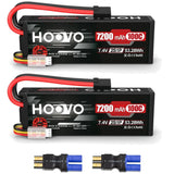 High Performance 7200mAh RC Lipo Battery 2 Pack Battery
