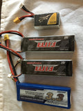 Lot 4 RC Lipo Batteries, Tested Battery