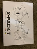 X-Pack 7 drone box artwork, shows robot-style drone drawing