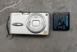 Panasonic Digital Camera Lumix DMC-FX01 6.0MP Silver  Not Tested Parts/Repair