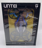UNTEI 2-in-1 mini drone toy in blue retail box, ages 14+