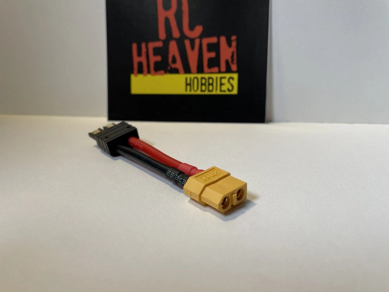 XT60 Female To Fit Traxxas Male Connector Adaptor For Rc Car Lipo Battery.