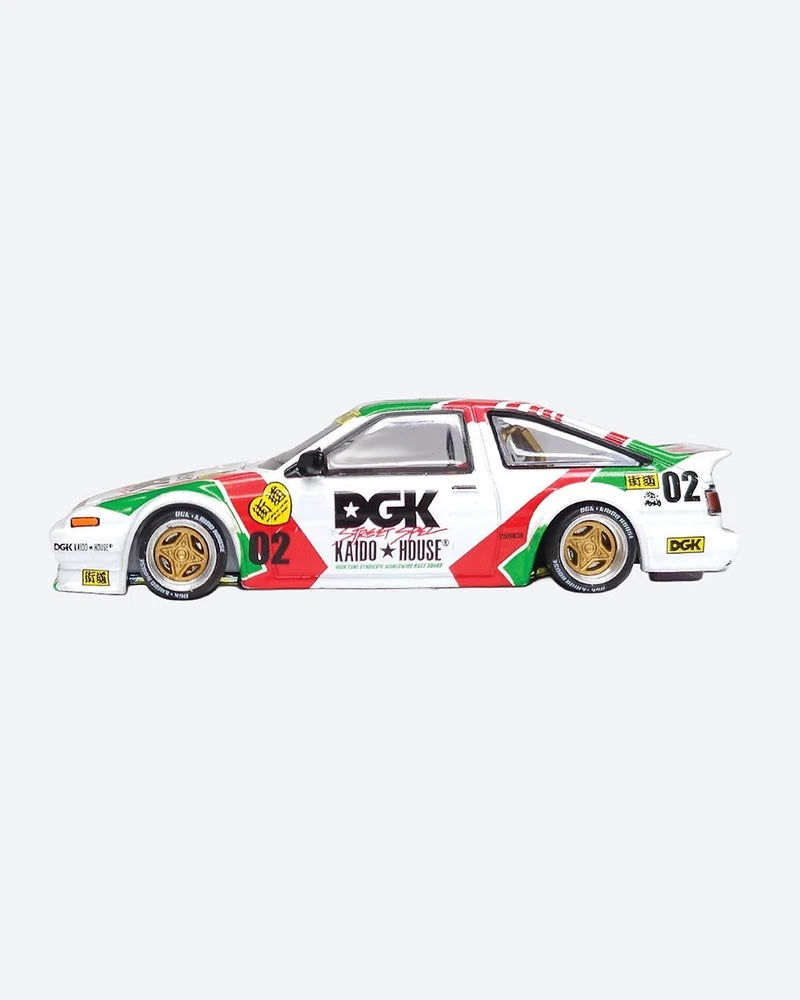 DGK x Kaido House - Mini GT Raceway Diecast Model Car - Toyota AE86