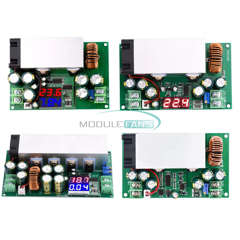 Adjustable Buck Module DC-DC 12~80V to 2.5~50V 20A Power Step-Down Converter-