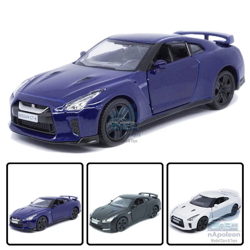 1:36 Nissian GTR R35 Sports Car Model Diecast Toy Vehicle Collection Kids Gift
