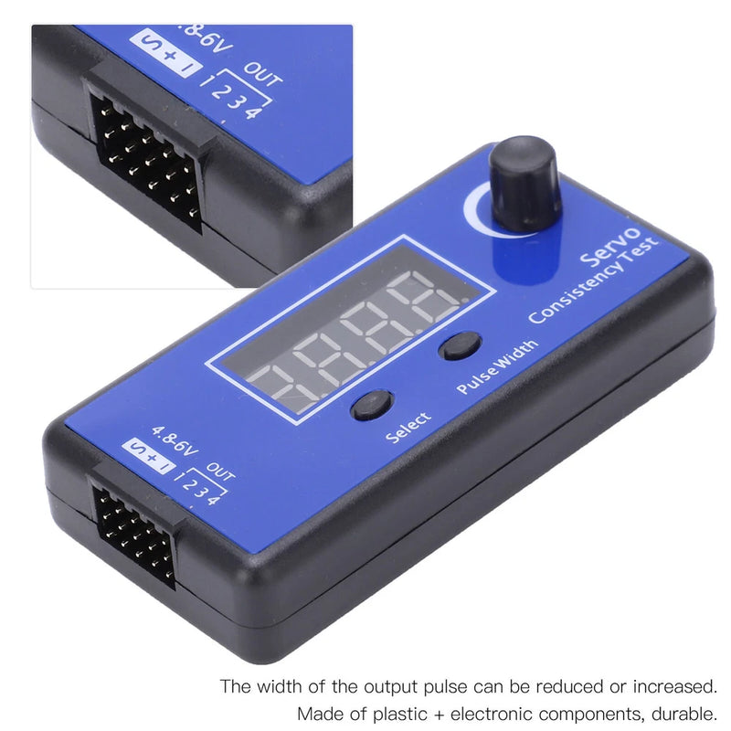 Digital Servo Consistency Tester 250HZ 4.8-6V Assembled ESC For FPV RC Airplane