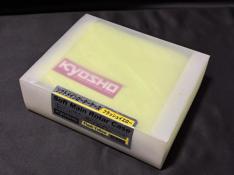 Kyosho RC Helicopter 84901FY Soft Main Rotor Case Flash Yellow  Made in Japan