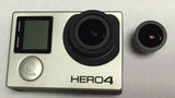 GOPRO HERO4 BLACK CAMERA 7.2MM RECTILINEAR FLAT LENS+PROFILE MOD NO PINK EDGES