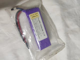 11.1V 3S LiPo battery pack, purple label 2200mAh in plastic sleeve