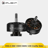 FPV drone motor, XING-E 2809 cylindrical stator with mounting and output shaft