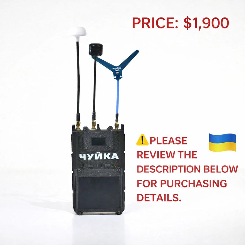 CHUYKA 3.0 FPV Drone Detector 1.2/3.3/5.8GHz RF Video Signal Scanner Long Range