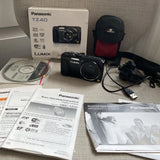 Panasonic LUMIX DMC-TZ40 18.1mp Black Digital Camera 20x Zoom - Boxed