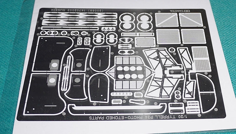 Tyrrell P34 Six Wheeler '76 Japan GP 1/20 Tamiya Photoetch Fret