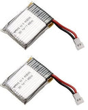Park10 2Pcs 500mAh 3.7V Lipo Battery for Wltoys F949 P707 Airplane Helicopter