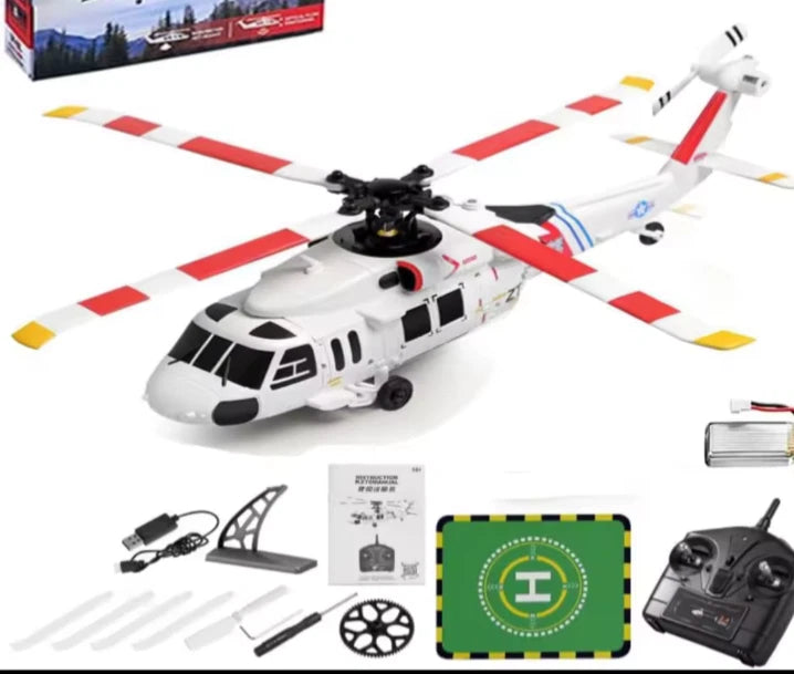 XK K270 UH-60L Black Hawk RC Helicopter 2.4G Remote Control Aircraft with Altitu